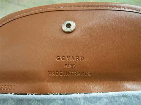 fake goyard signs|genuine goyard bag serial number.